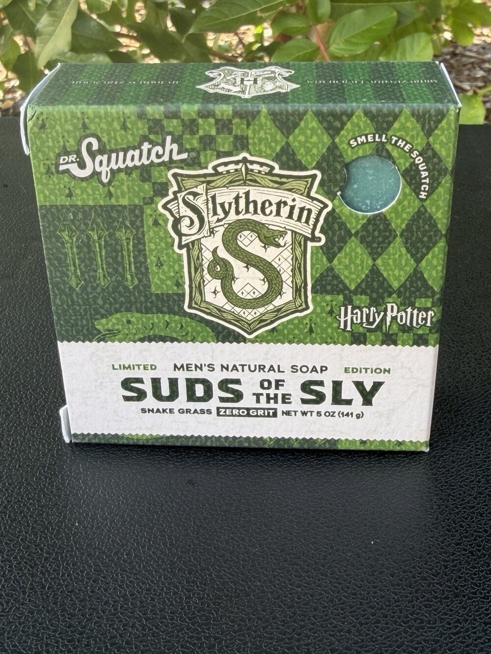 Dr. Squatch Harry Potter Slytherin Suds of the Sly Natural Mens Body Soap 5 oz
